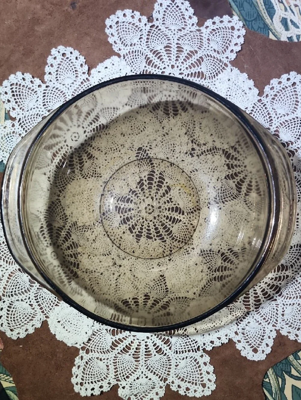 Vintage PYREX Amber Glass 10